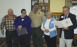 Rick and Elise Smith receive special recognition from the Commonwealth of Massachusetts as Volunteers of the Year. Rick and Elise Smith receive special recognition from the Commonwealth of Massachusetts as Volunteers of the Year.